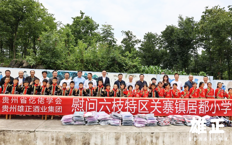 雄正集团赴六枝特区居都小学开展慰问活动